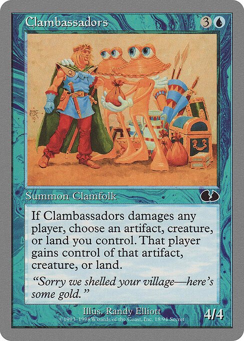 Clambassadors card from UGL #18