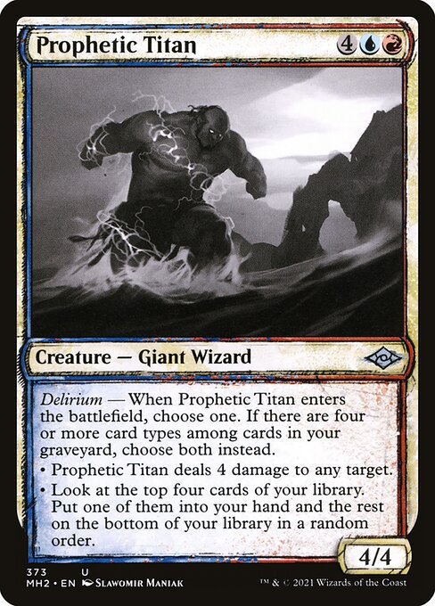 Prophetic Titan card from MH2 #373