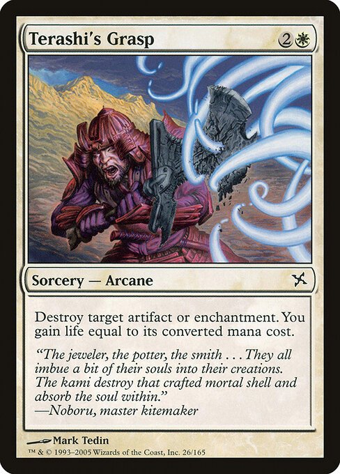 Terashi's Grasp card from BOK #26