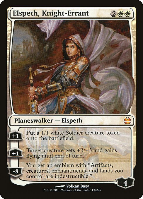 Elspeth, Knight-Errant card from MMA #13