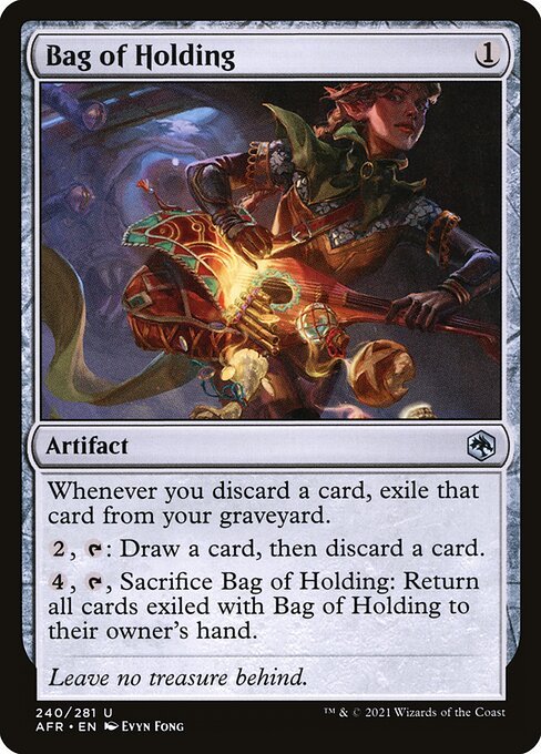 Bag of Holding card from AFR #240