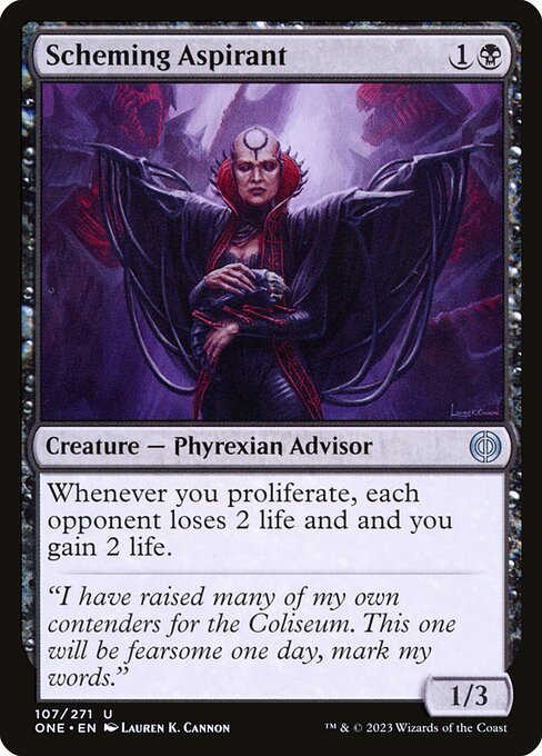Scheming Aspirant card from ONE #107