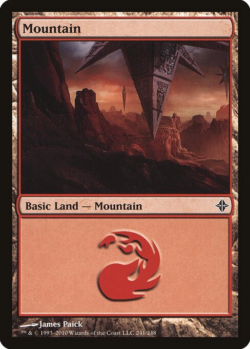 Mountain (241) card from ROE #241