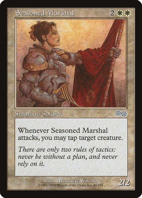 Seasoned Marshal card from USG #44
