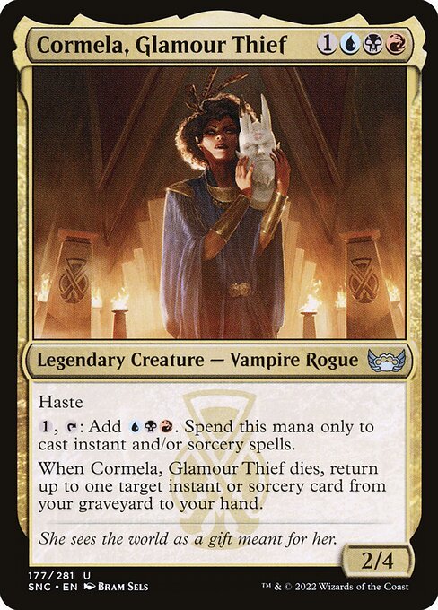 Cormela, Glamour Thief card from SNC #177