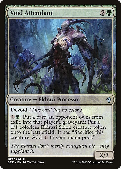 Void Attendant card from BFZ #169