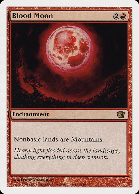 Blood Moon card from 8ED #178