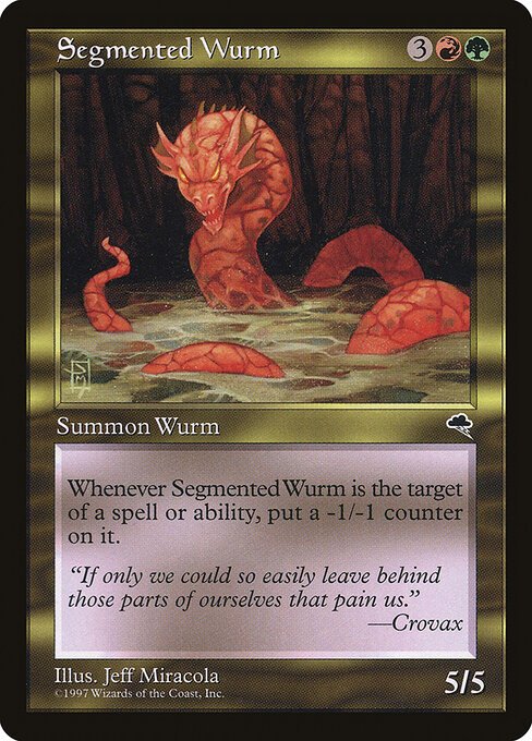 Segmented Wurm card from TMP #269