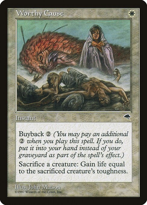 Worthy Cause card from TMP #53
