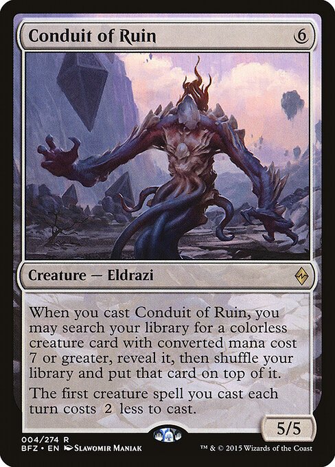 Conduit of Ruin card from BFZ #4