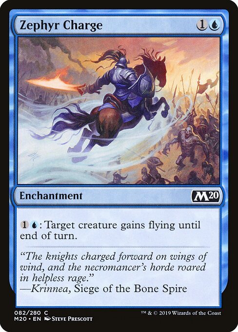 Zephyr Charge card from M20 #82