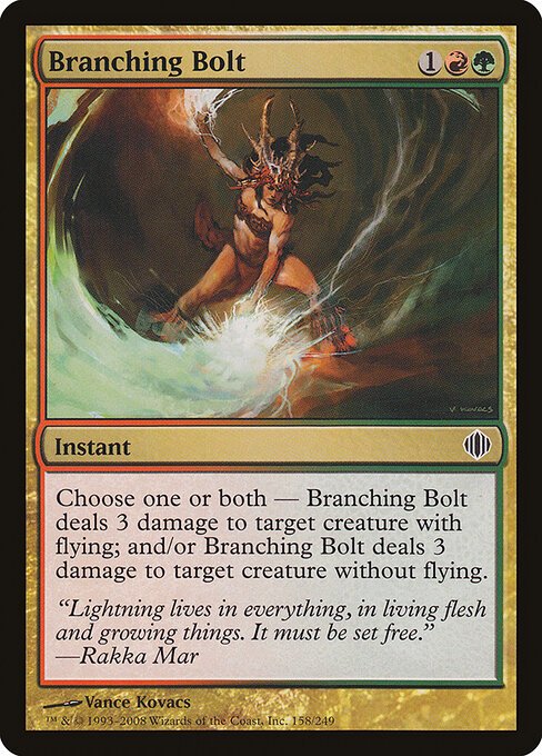Branching Bolt card from ALA #158
