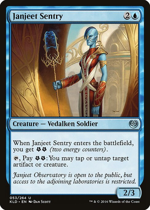 Janjeet Sentry card from KLD #53