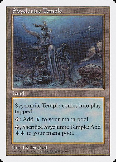 Svyelunite Temple card from 5ED #product-2392