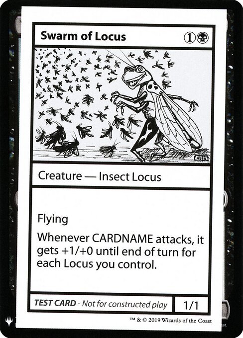 Swarm of Locus card from CMB1 #48