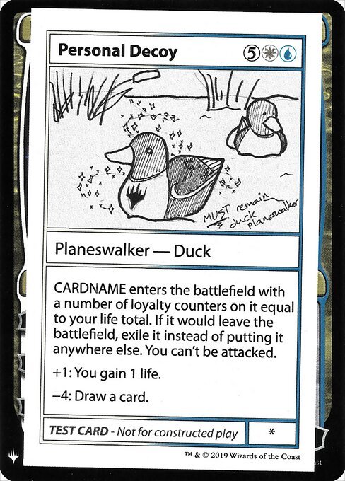 Personal Decoy card from CMB1 #96