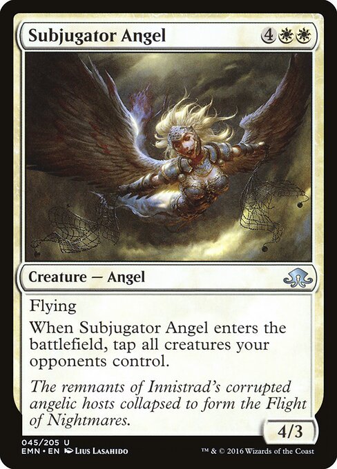 Subjugator Angel card from EMN #45