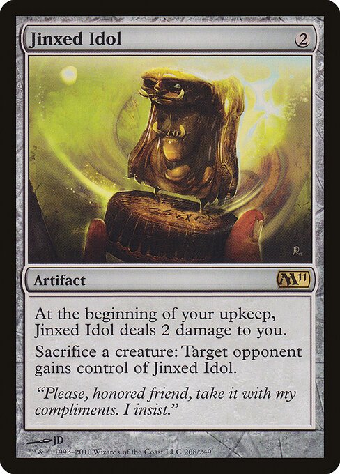 Jinxed Idol card from M11 #208