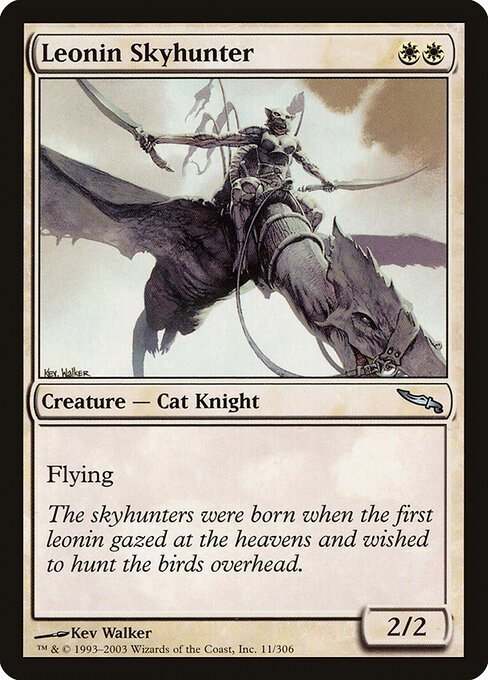 Leonin Skyhunter card from MRD #11