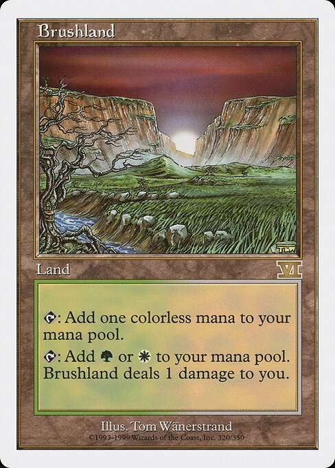 Brushland card from 6ED #320