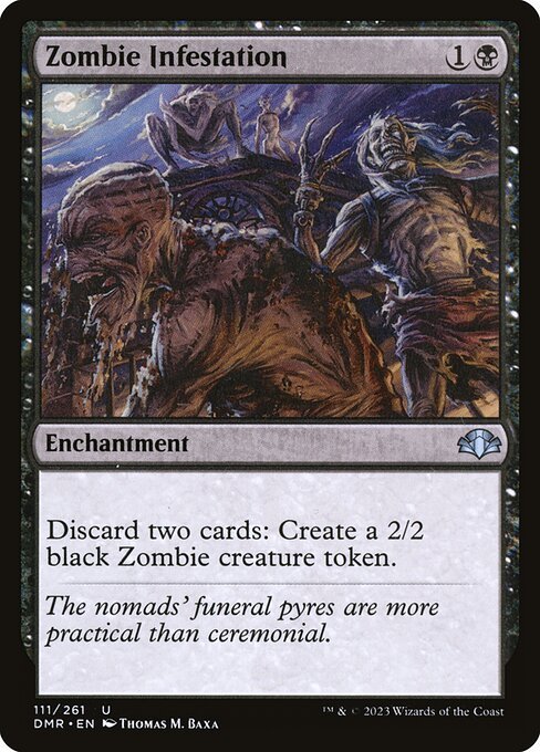 Zombie Infestation card from DMR #111