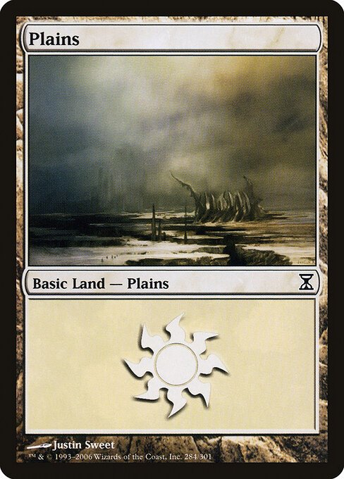 Plains (284) card from TSP #284