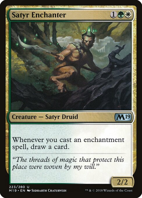 Satyr Enchanter card from M19 #223