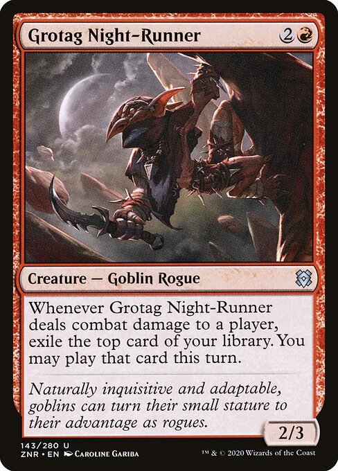 Grotag Night-Runner card from ZNR #143