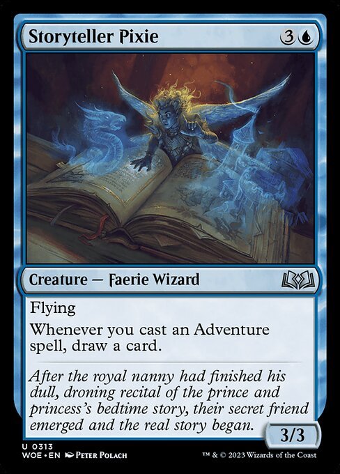 Storyteller Pixie card from WOE #313