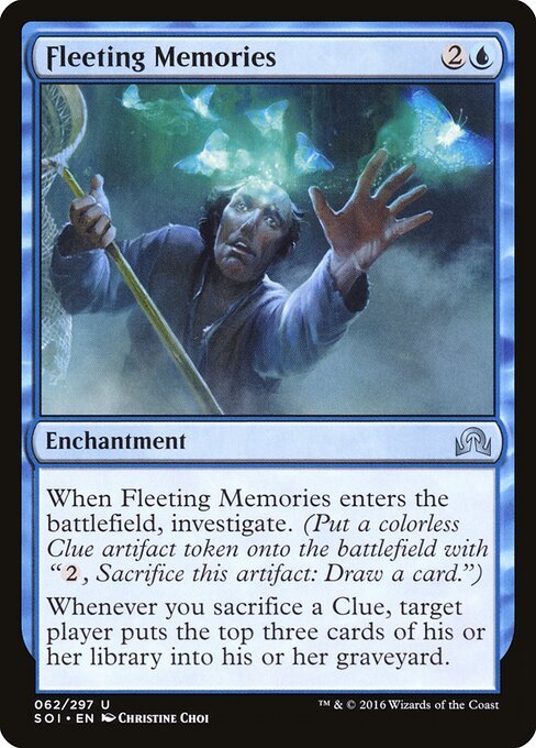 Fleeting Memories card from SOI #62