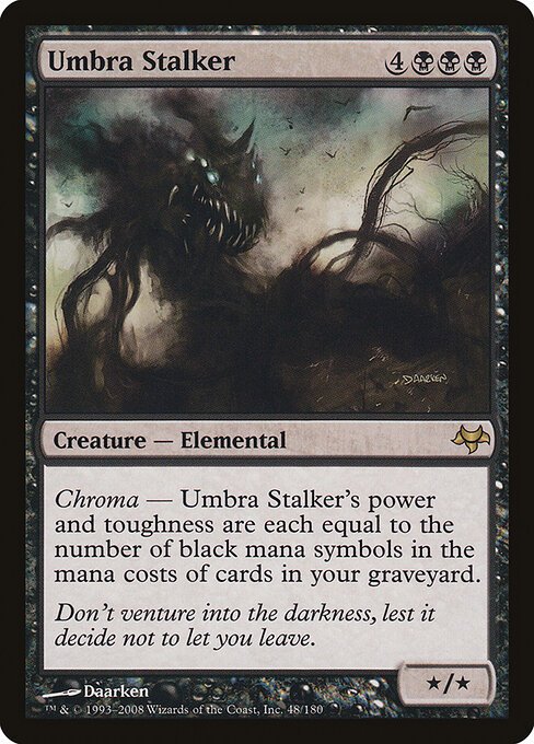 Umbra Stalker card from EVE #48