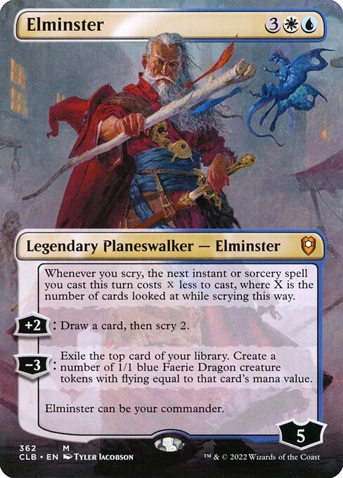 Elminster card from CLB #362
