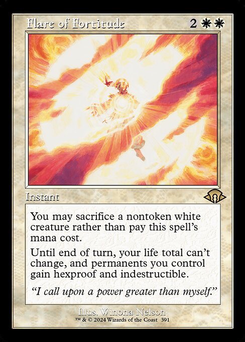 Flare of Fortitude card from MH3 #391