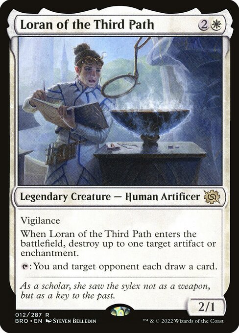 Loran of the Third Path card from BRO #12