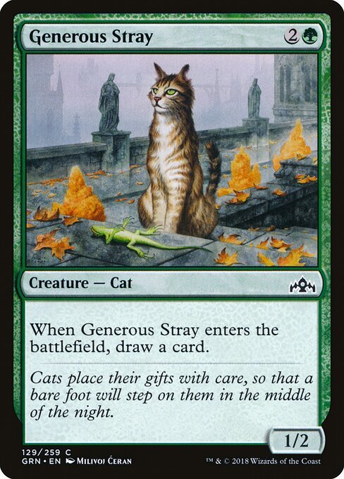 Generous Stray card from GRN #129