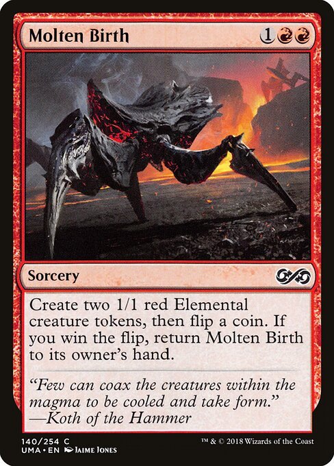 Molten Birth card from UMA #140
