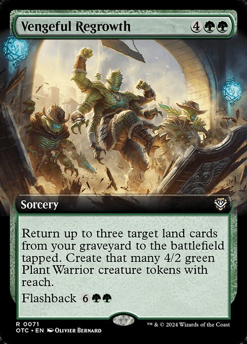 Vengeful Regrowth card from OTC #71