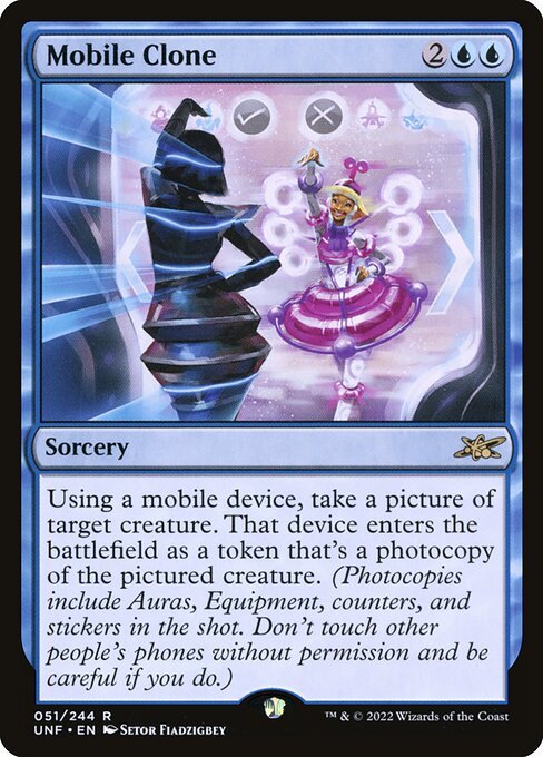 Mobile Clone card from UNF #51