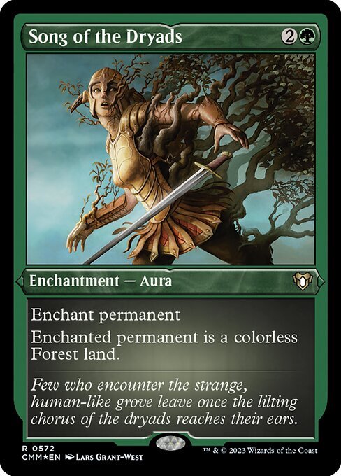 Song of the Dryads card from CMM #572