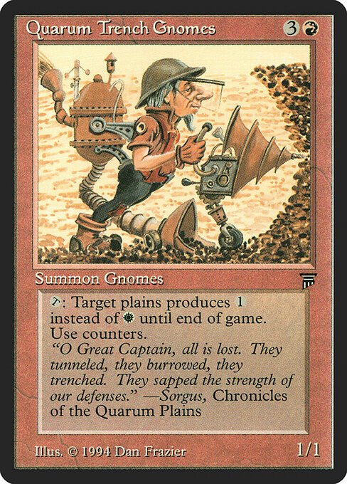 Quarum Trench Gnomes card from LEG #product-3985