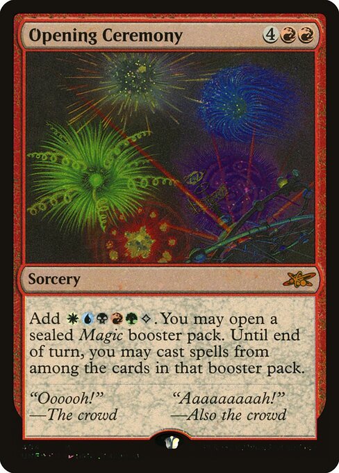 Opening Ceremony card from UNF #404