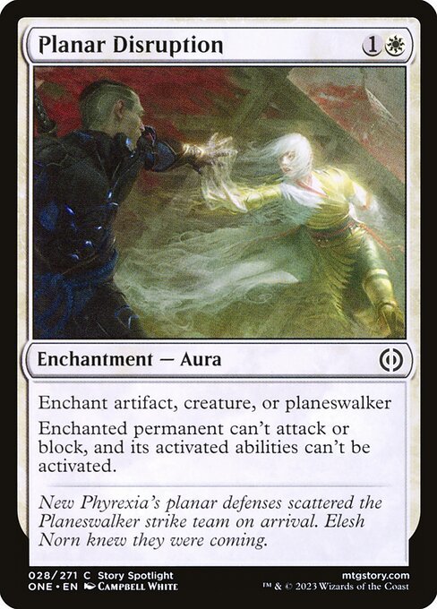 Planar Disruption card from ONE #28
