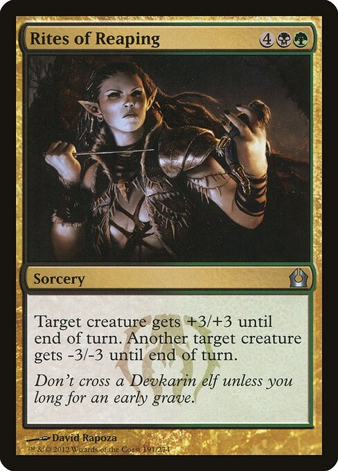 Rites of Reaping card from RTR #191