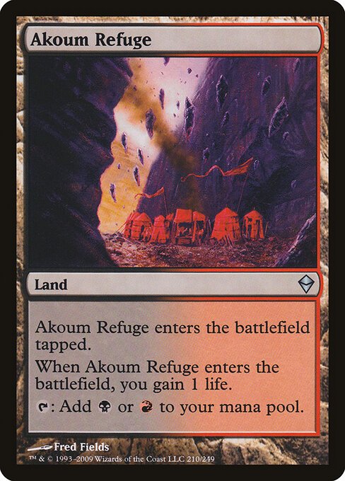 Akoum Refuge card from ZEN #210