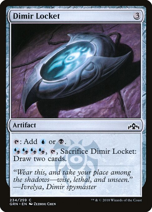 Dimir Locket card from GRN #234