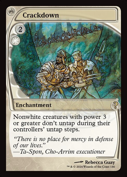 Crackdown card from MB2 #146
