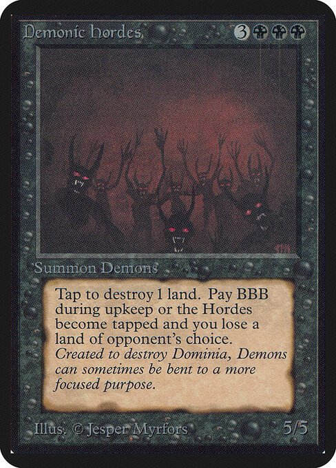 Demonic Hordes card from LEA #product-1086