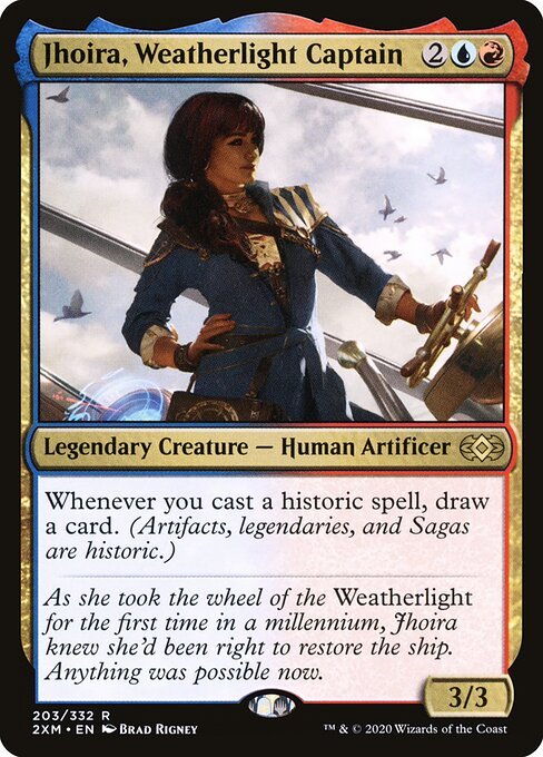 Jhoira, Weatherlight Captain card from 2XM #203