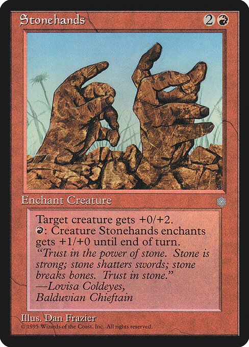 Stonehands card from ICE #product-4902