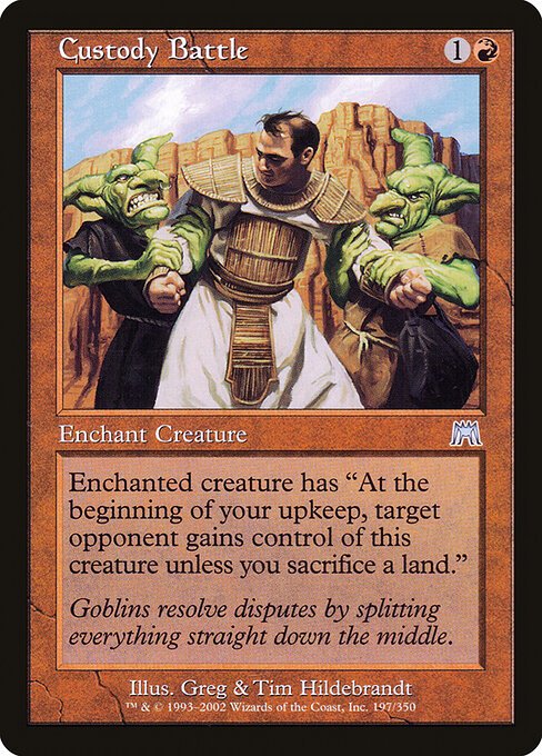 Custody Battle card from ONS #197